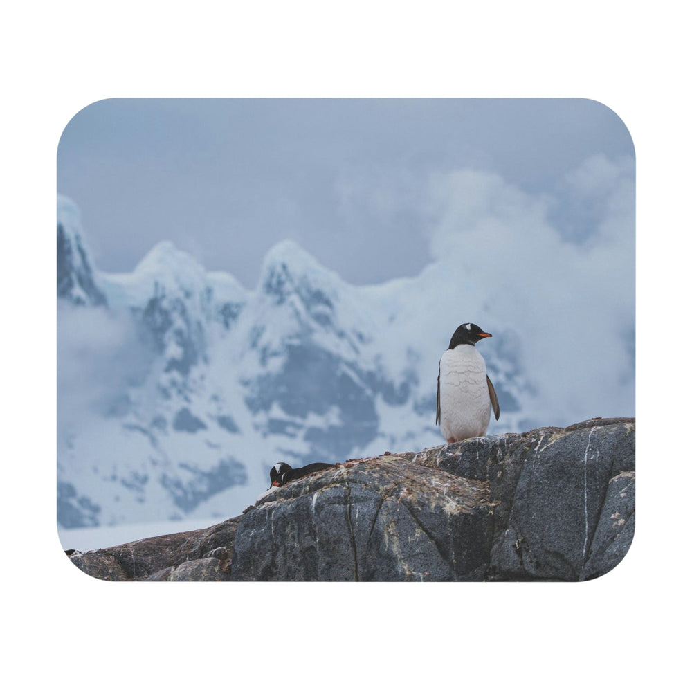 Poised Penguin - Mouse Pad (Rectangle) - Visiting This World