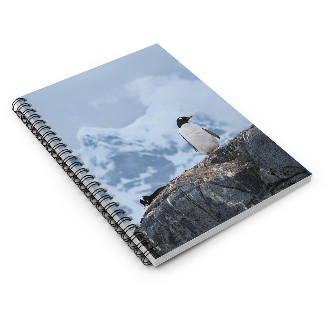 Poised Penguin - Spiral Ruled Line Notebook - Visiting This World