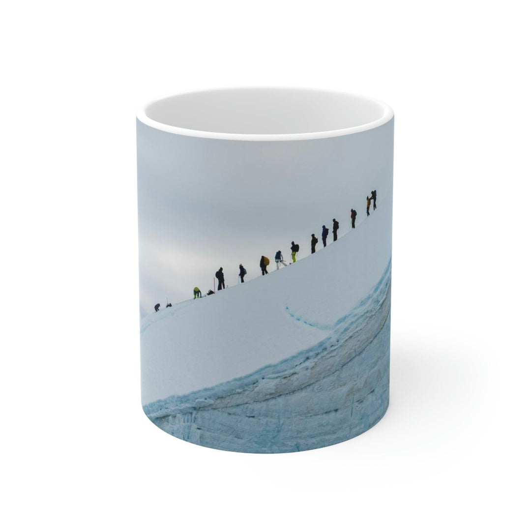 Preparing for the Climb - Ceramic Mug 11oz - Visiting This World