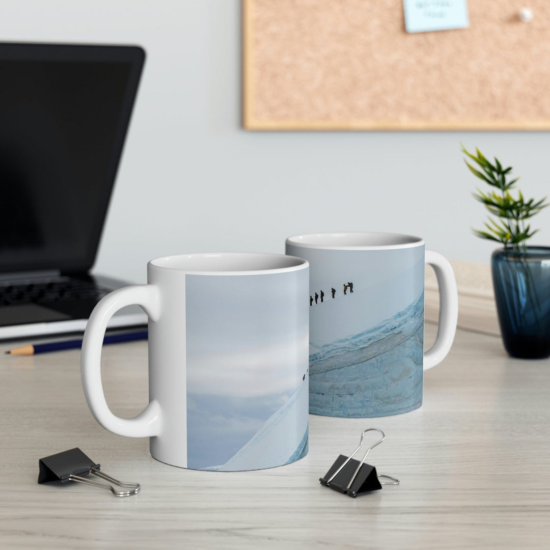 Preparing for the Climb - Ceramic Mug 11oz - Visiting This World