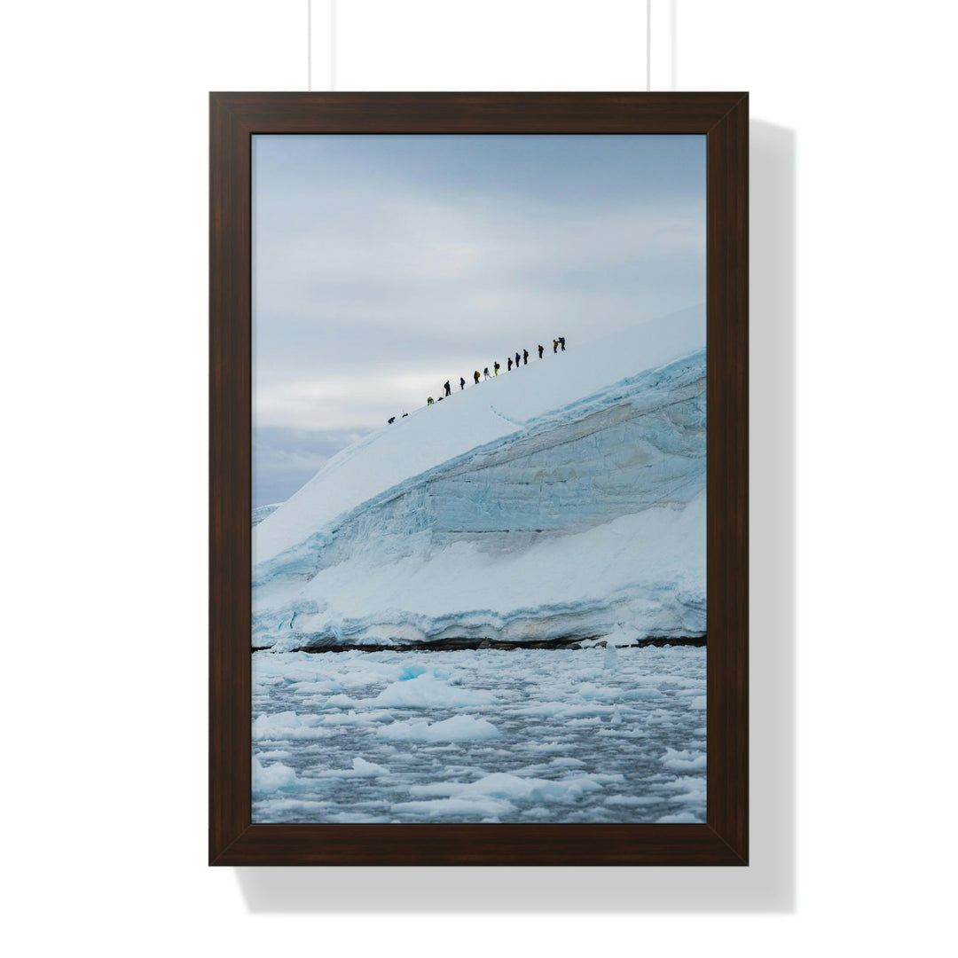 Preparing for the Climb - Framed Print - Visiting This World