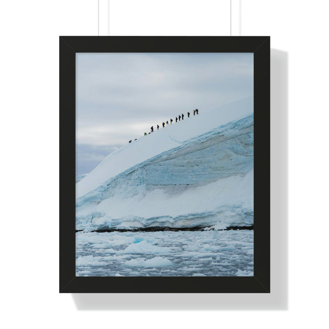 Preparing for the Climb - Framed Print - Visiting This World