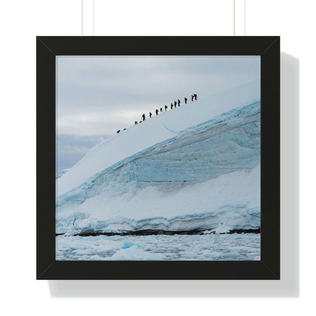 Preparing for the Climb - Framed Print - Visiting This World