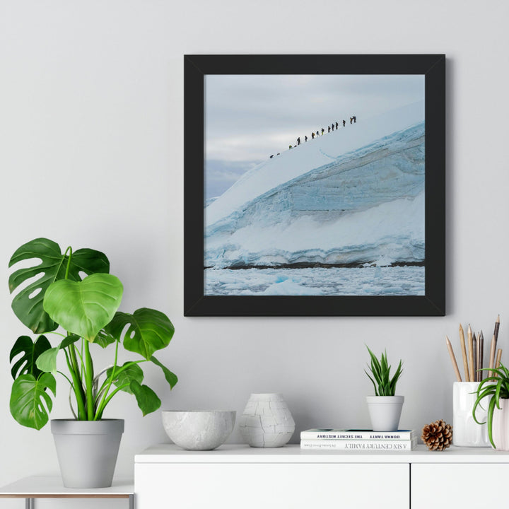 Preparing for the Climb - Framed Print - Visiting This World