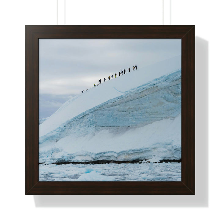 Preparing for the Climb - Framed Print - Visiting This World