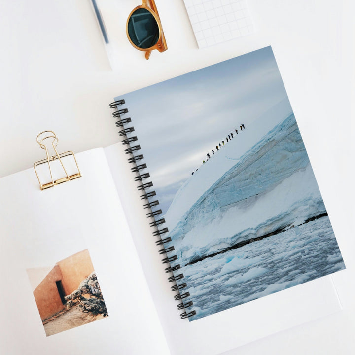 Preparing for the Climb - Spiral Ruled Line Notebook - Visiting This World