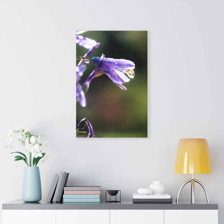 Purple Droplets - Canvas - Visiting This World