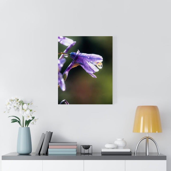 Purple Droplets - Canvas - Visiting This World