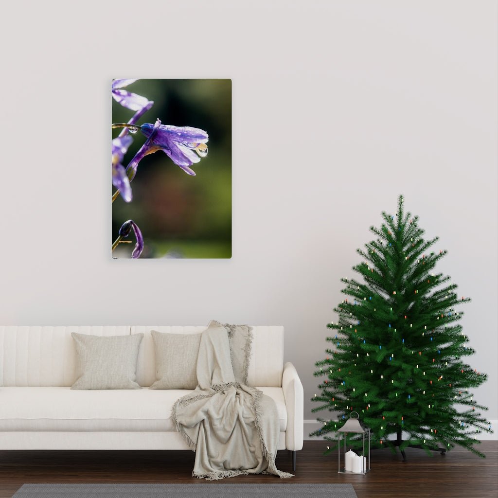 Purple Droplets - Canvas - Visiting This World