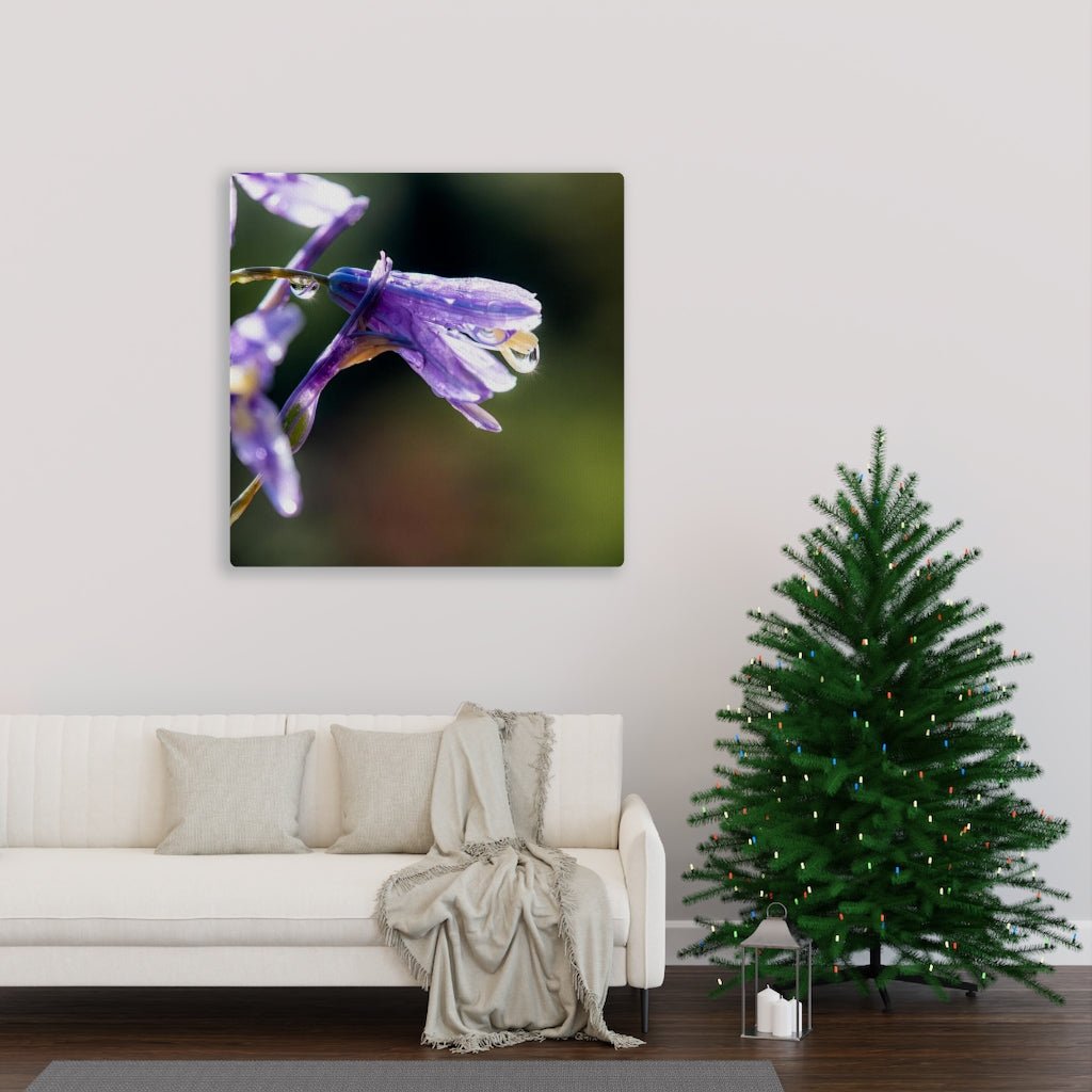 Purple Droplets - Canvas - Visiting This World