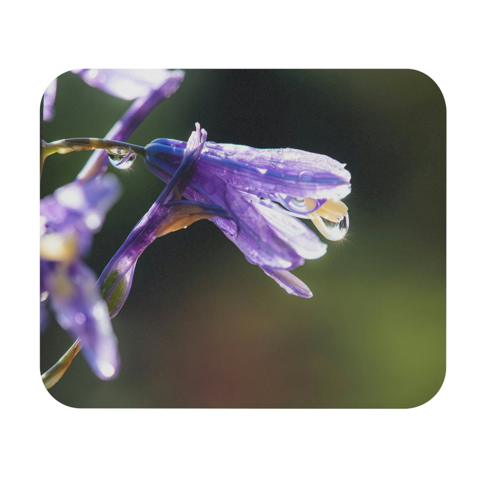 Purple Droplets - Mouse Pad (Rectangle) - Visiting This World