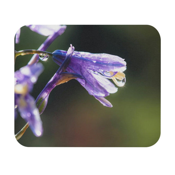 Purple Droplets - Mouse Pad (Rectangle) - Visiting This World