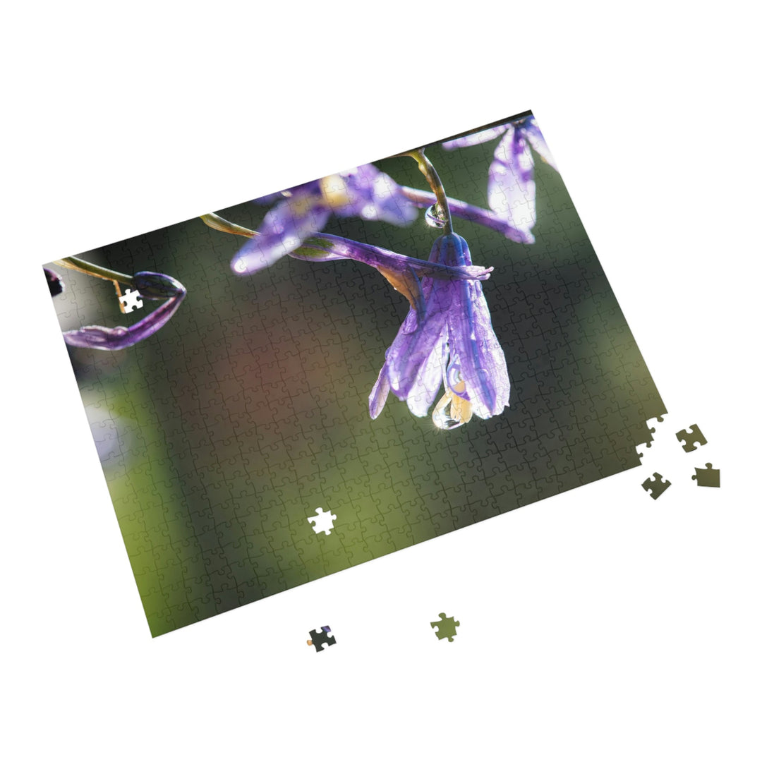 Purple Droplets - Nature Puzzle (96, 252, 500, 1000-Piece) - Visiting This World