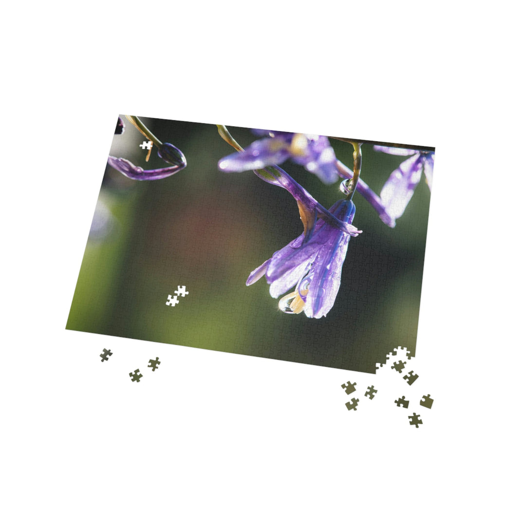 Purple Droplets - Nature Puzzle (96, 252, 500, 1000-Piece) - Visiting This World