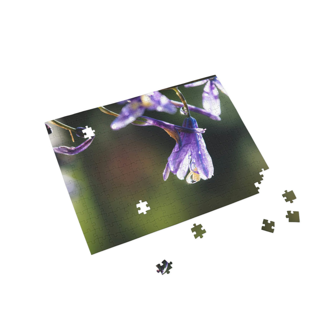 Purple Droplets - Nature Puzzle (96, 252, 500, 1000-Piece) - Visiting This World