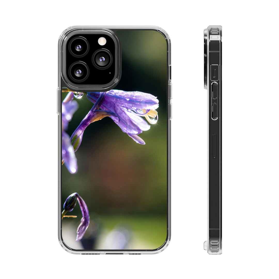 Purple Droplets - Phone Case Featuring Photography Art - Visiting This World