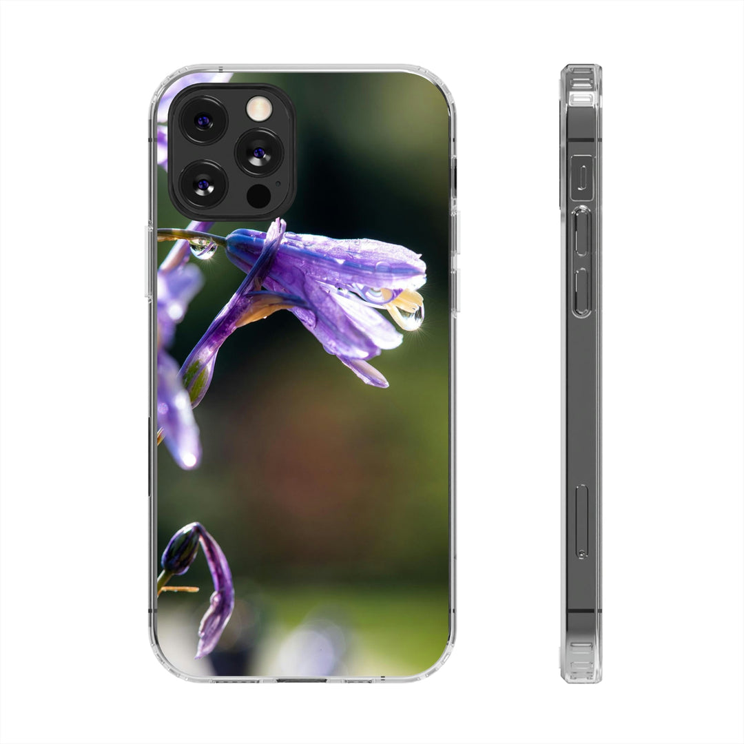 Purple Droplets - Phone Case Featuring Photography Art - Visiting This World