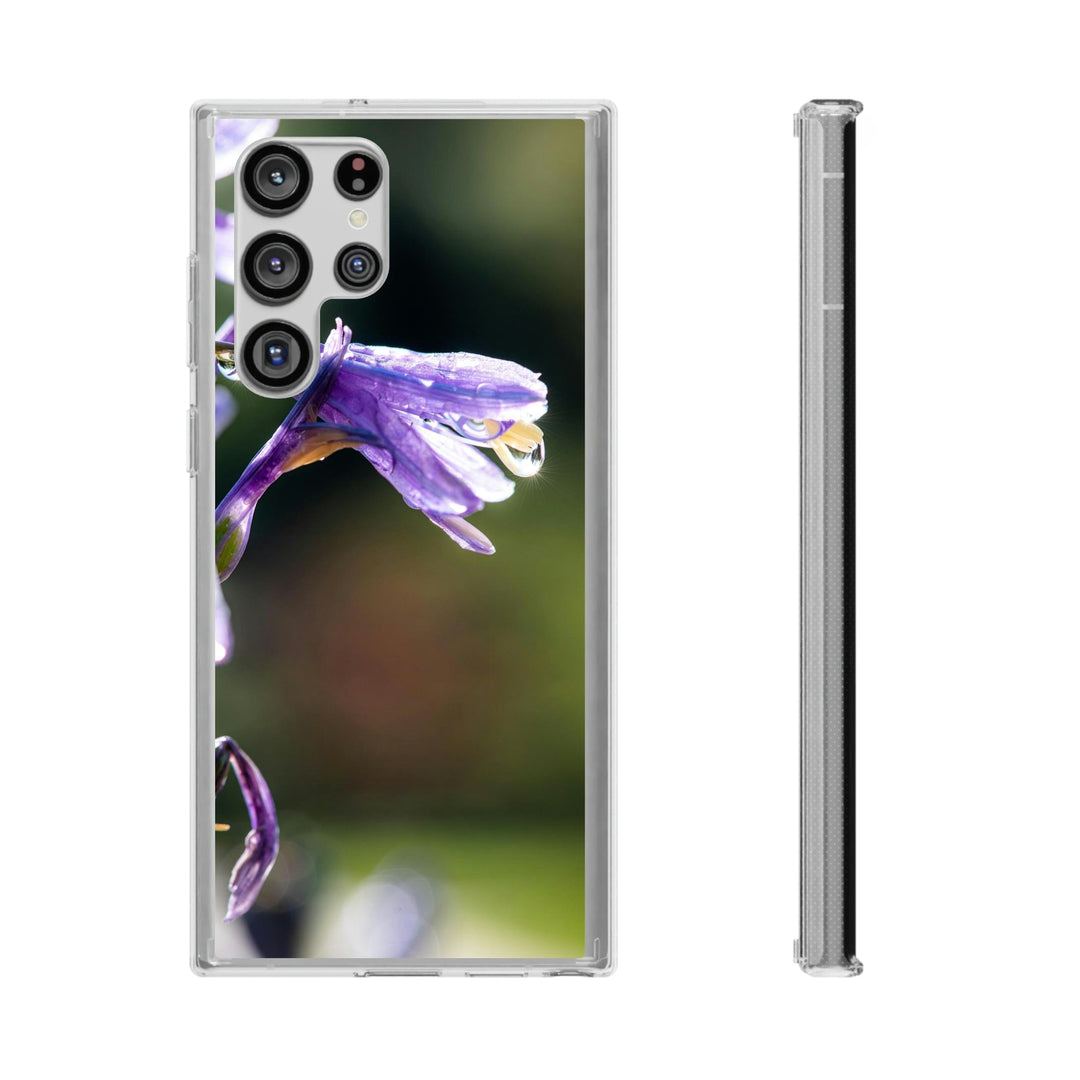 Purple Droplets - Phone Case Featuring Photography Art - Visiting This World