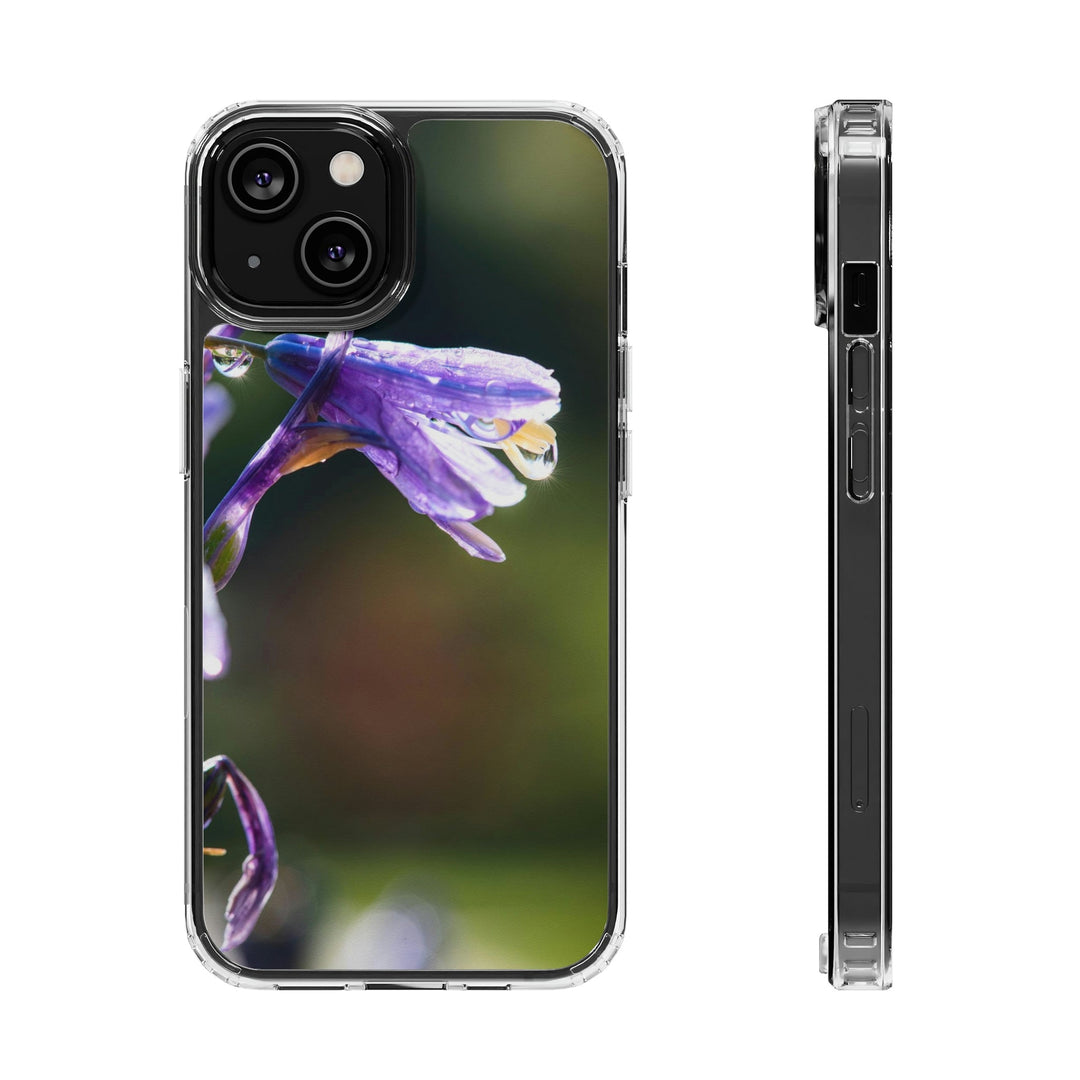 Purple Droplets - Phone Case Featuring Photography Art - Visiting This World