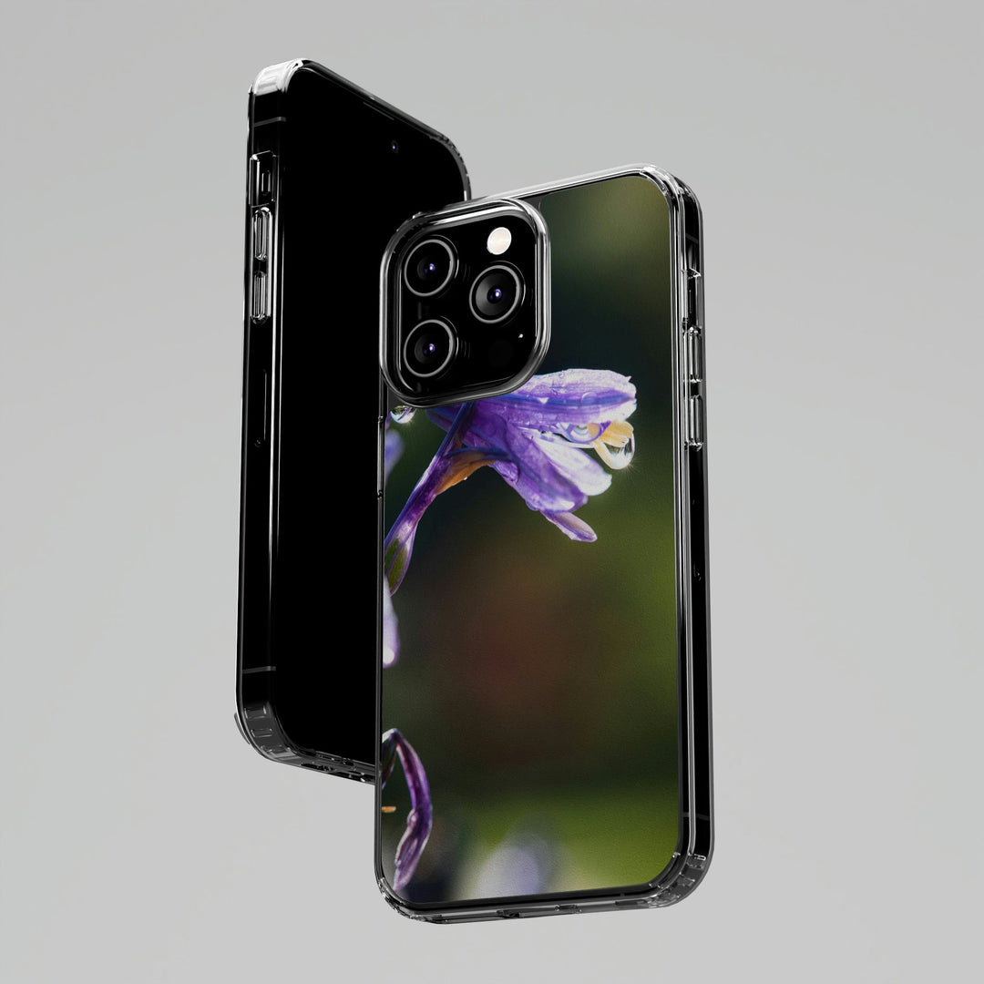 Purple Droplets - Phone Case Featuring Photography Art - Visiting This World