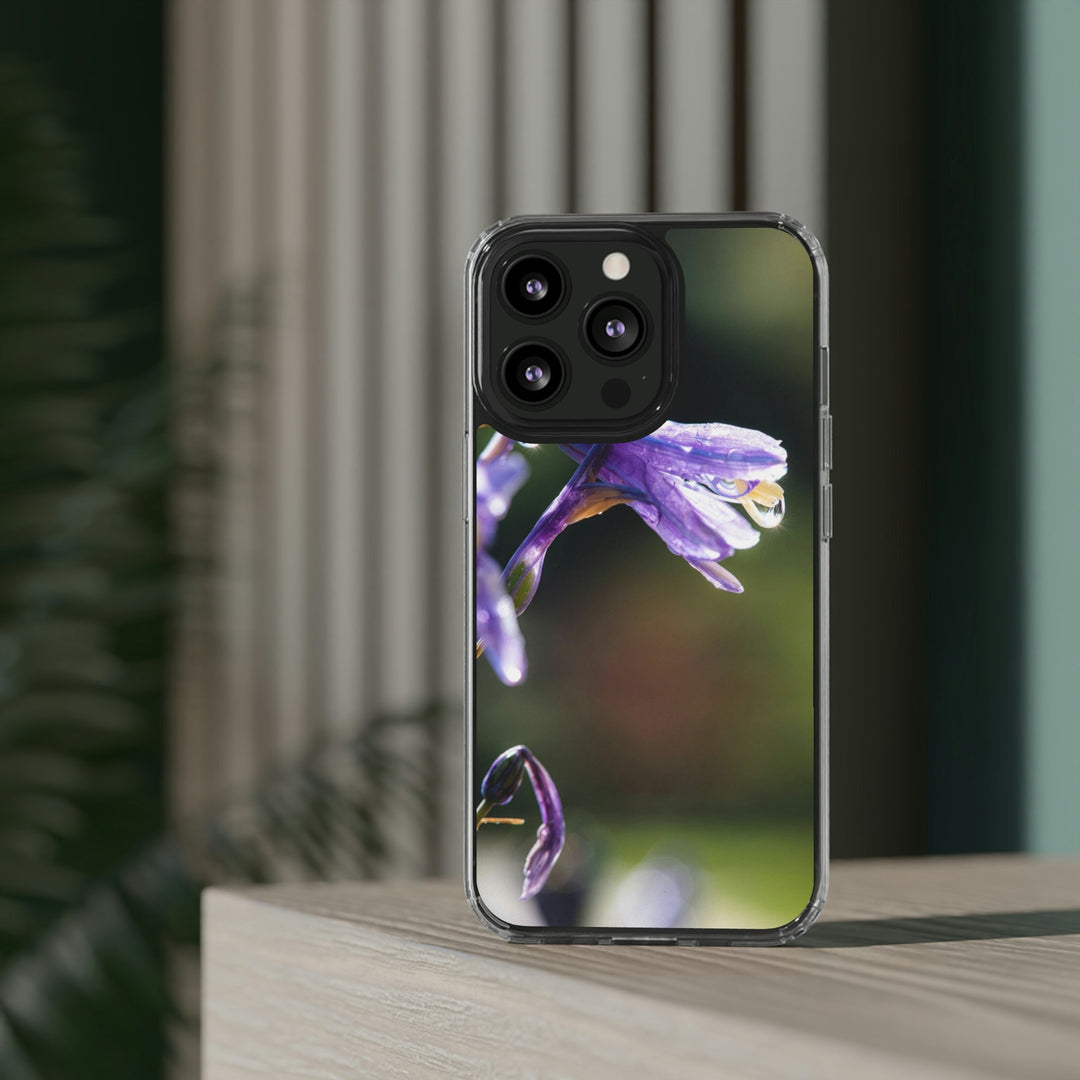 Purple Droplets - Phone Case Featuring Photography Art - Visiting This World