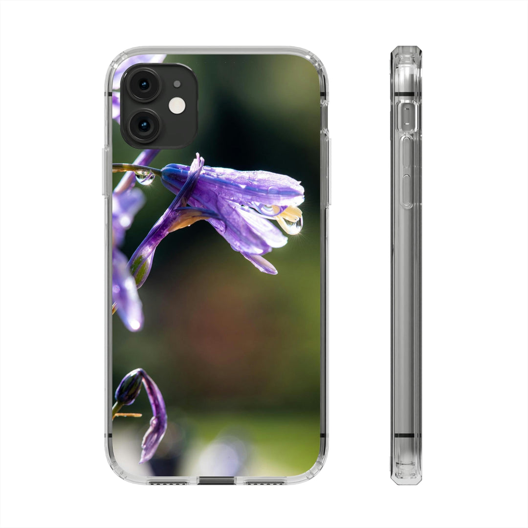 Purple Droplets - Phone Case Featuring Photography Art - Visiting This World