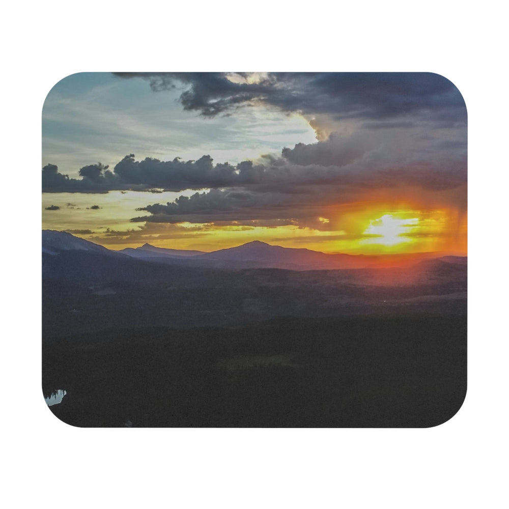 Rainy Sunset - Mouse Pad (Rectangle) - Visiting This World