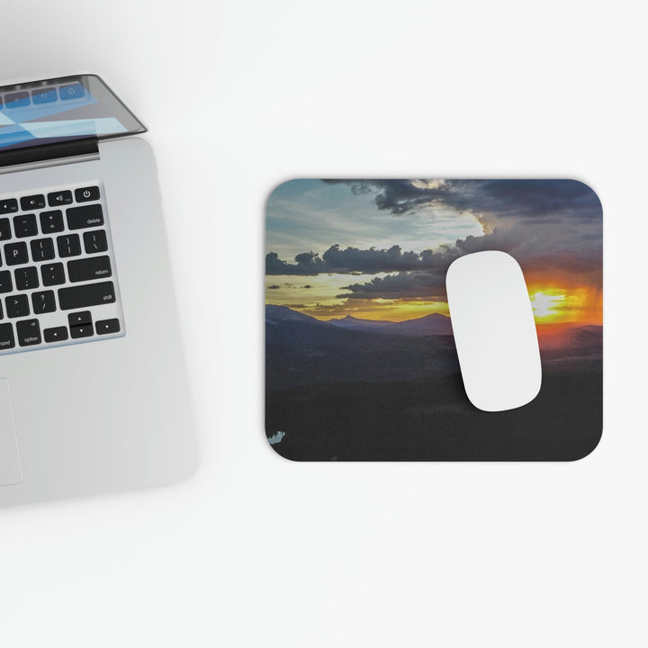 Rainy Sunset - Mouse Pad (Rectangle) - Visiting This World