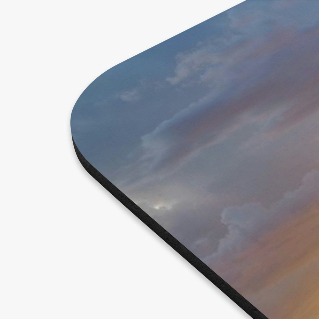 Rainy Sunset Through the Trees - Mouse Pad (Rectangle) - Visiting This World