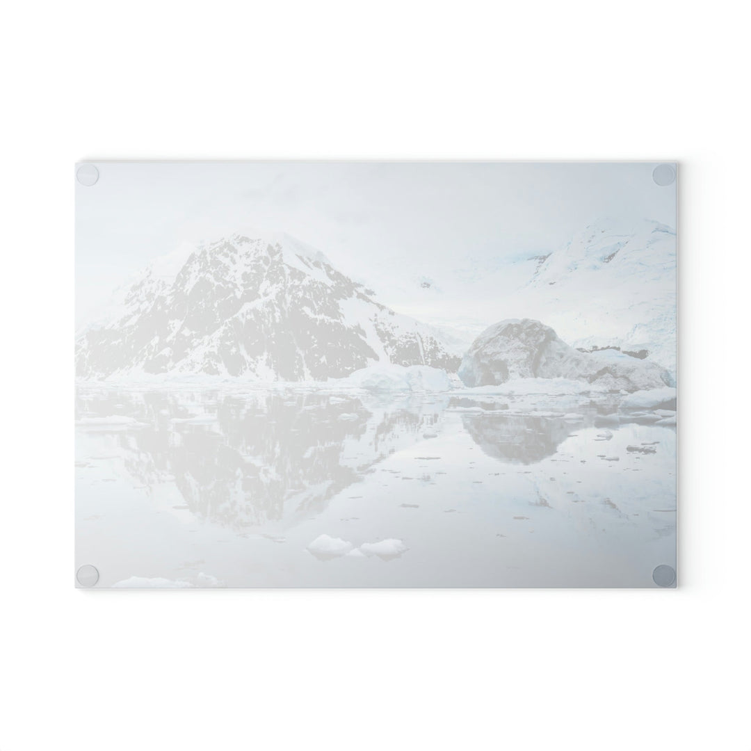 Reflected Calm - Glass Cutting Board - Visiting This World