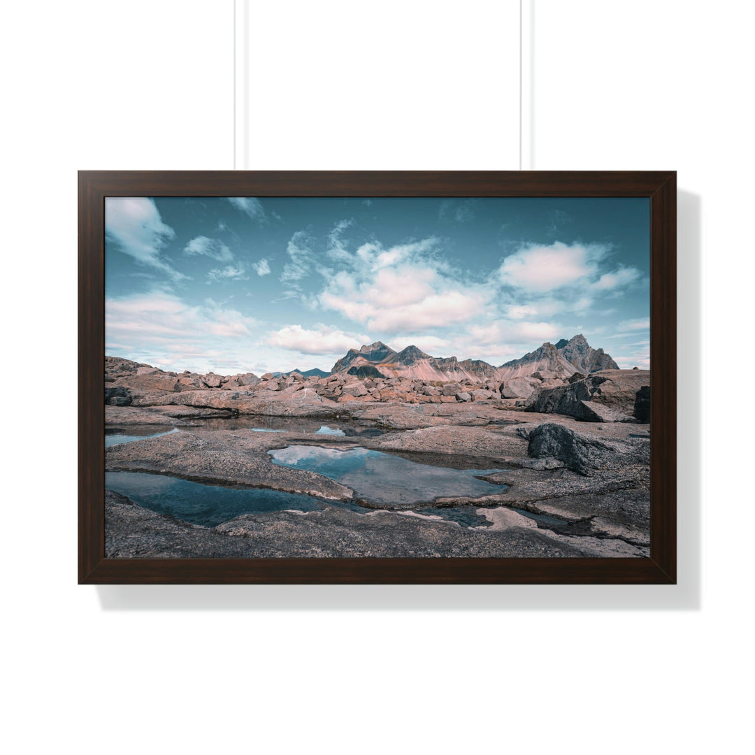 Reflecting Pools - Framed Print - Visiting This World