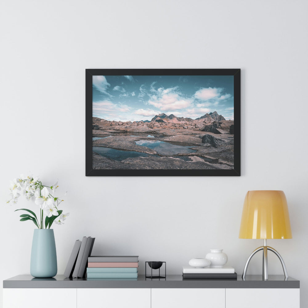 Reflecting Pools - Framed Print - Visiting This World