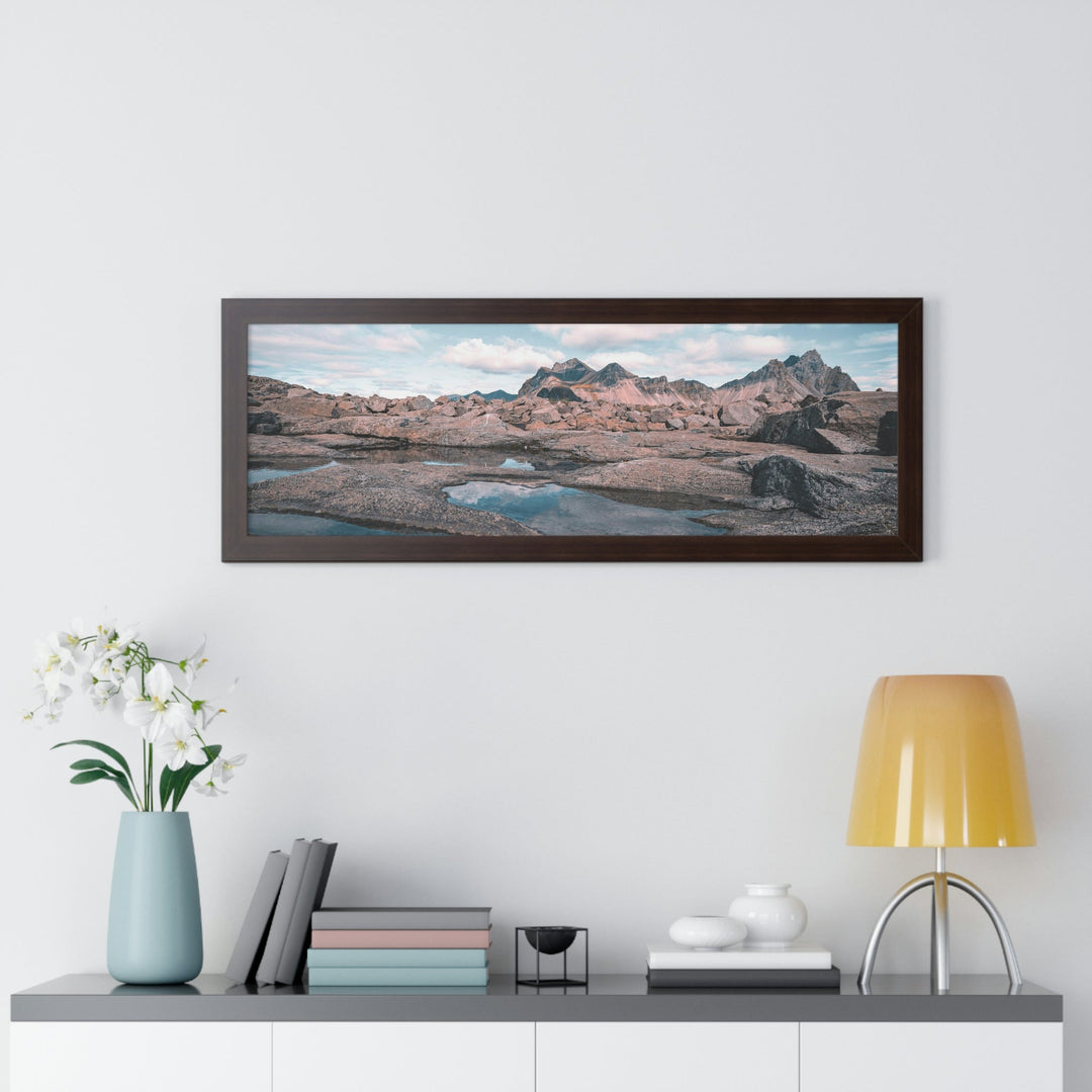 Reflecting Pools - Framed Print - Visiting This World