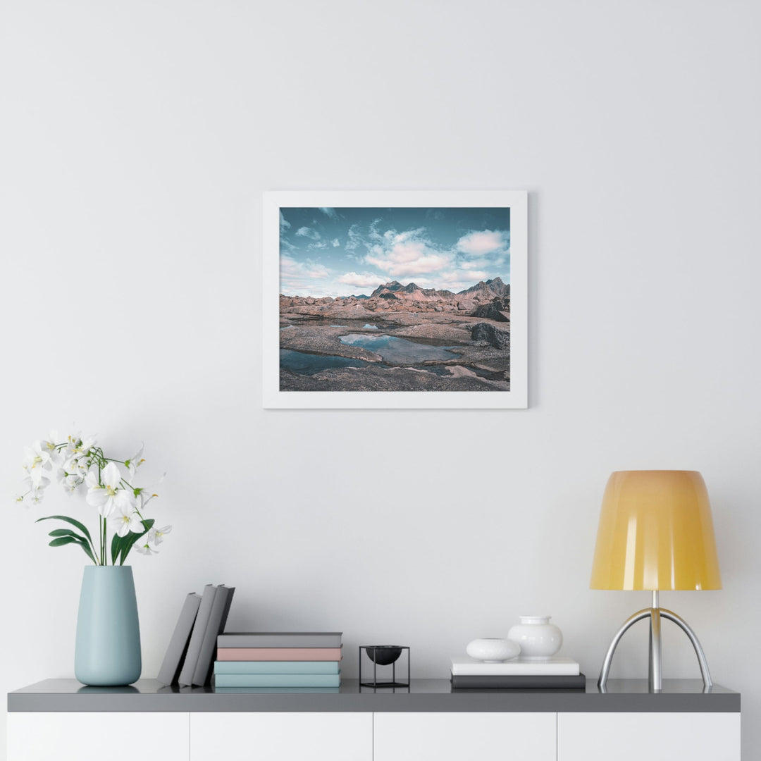 Reflecting Pools - Framed Print - Visiting This World