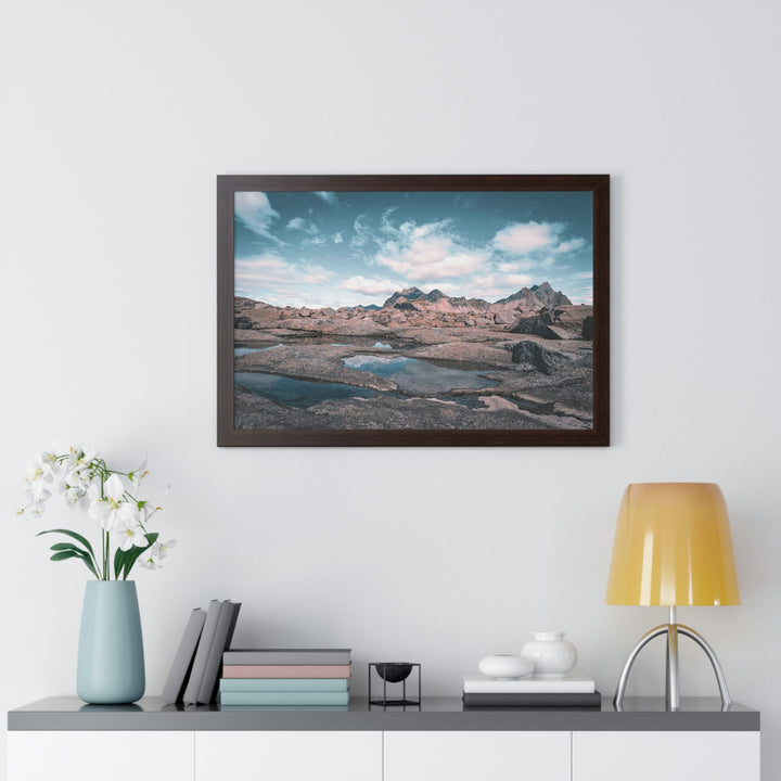 Reflecting Pools - Framed Print - Visiting This World