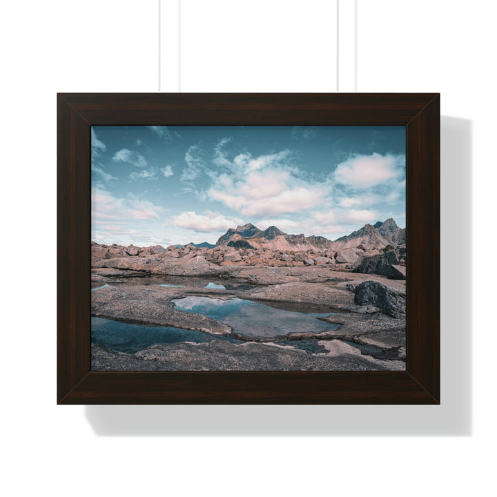 Reflecting Pools - Framed Print - Visiting This World