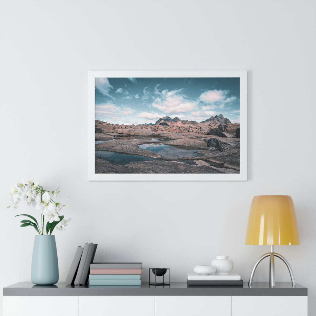 Reflecting Pools - Framed Print - Visiting This World