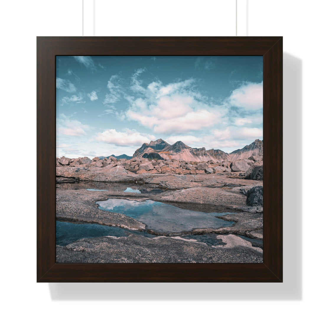 Reflecting Pools - Framed Print - Visiting This World