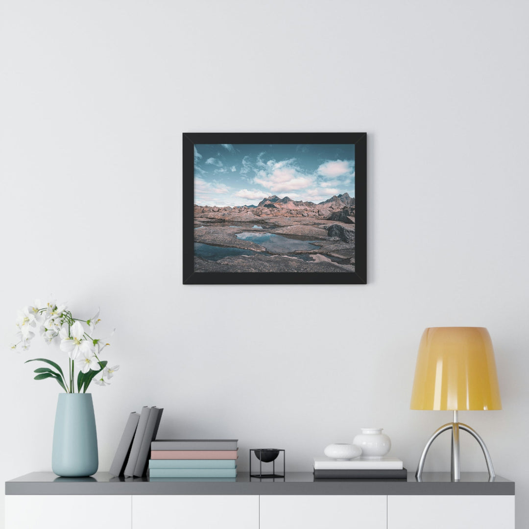 Reflecting Pools - Framed Print - Visiting This World