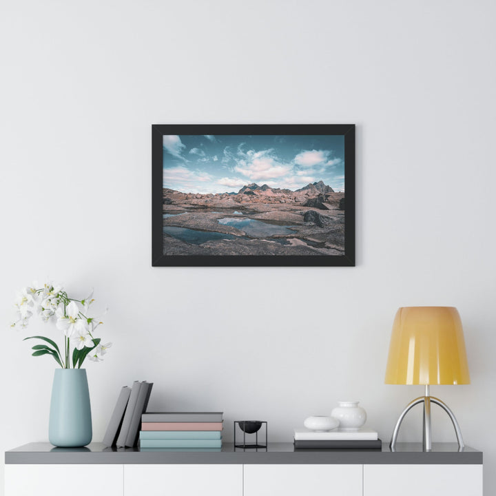 Reflecting Pools - Framed Print - Visiting This World