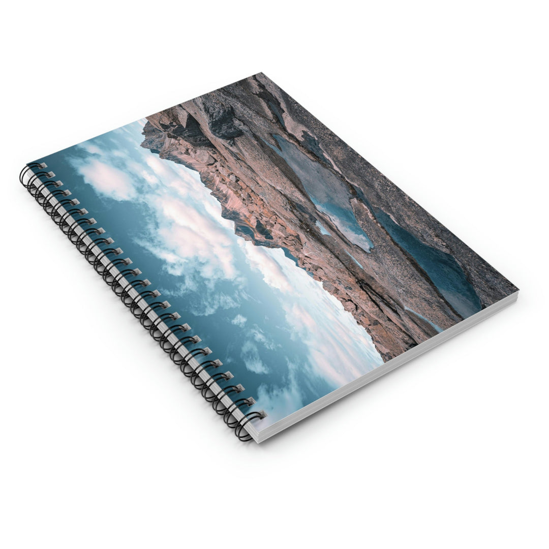 Reflecting Pools - Spiral Ruled Line Notebook - Visiting This World