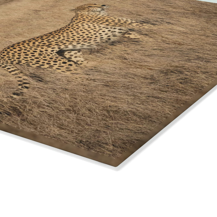 Regal Camouflage - Glass Cutting Board - Visiting This World