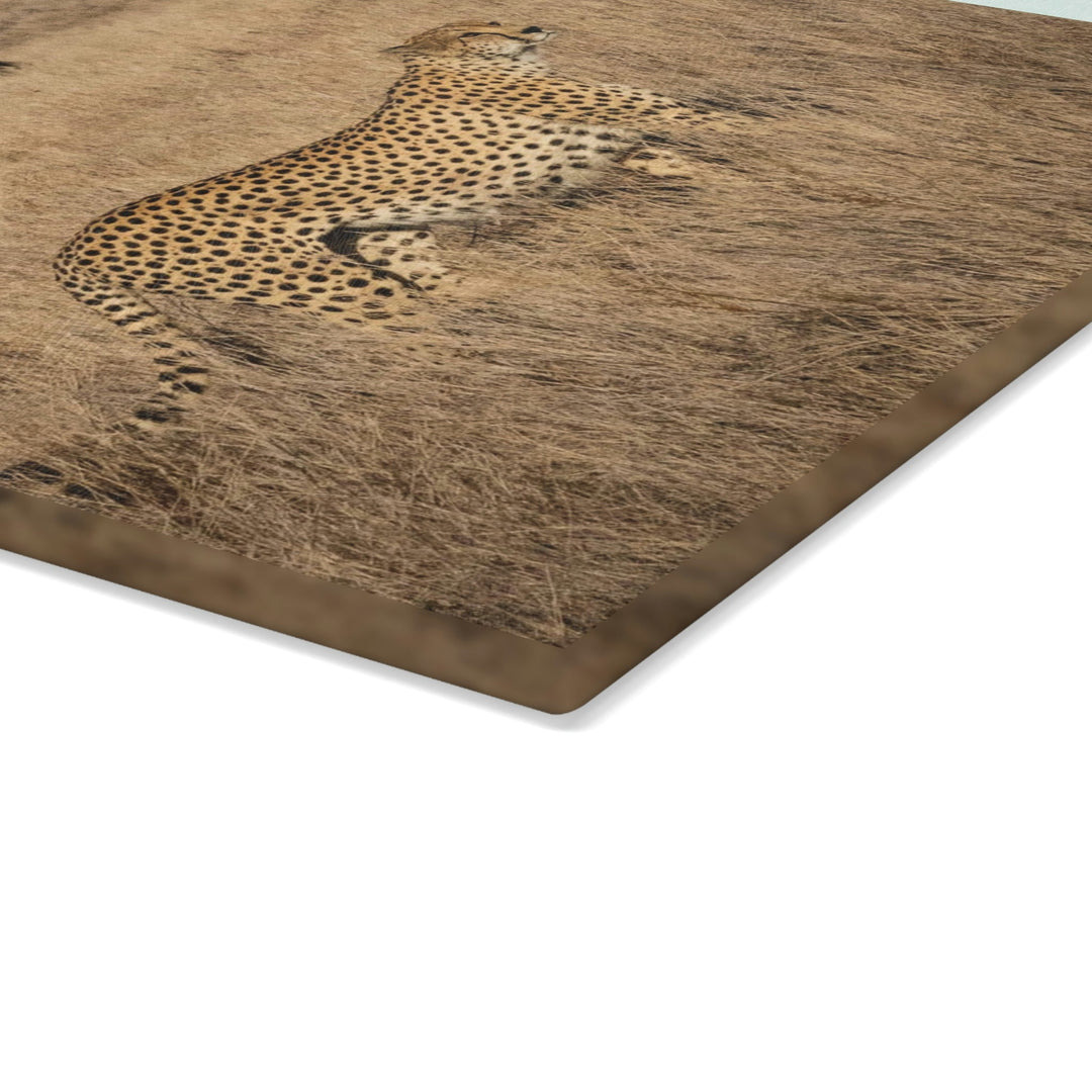 Regal Camouflage - Glass Cutting Board - Visiting This World