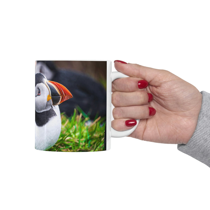 Resting Puffin - Ceramic Mug 11oz - Visiting This World