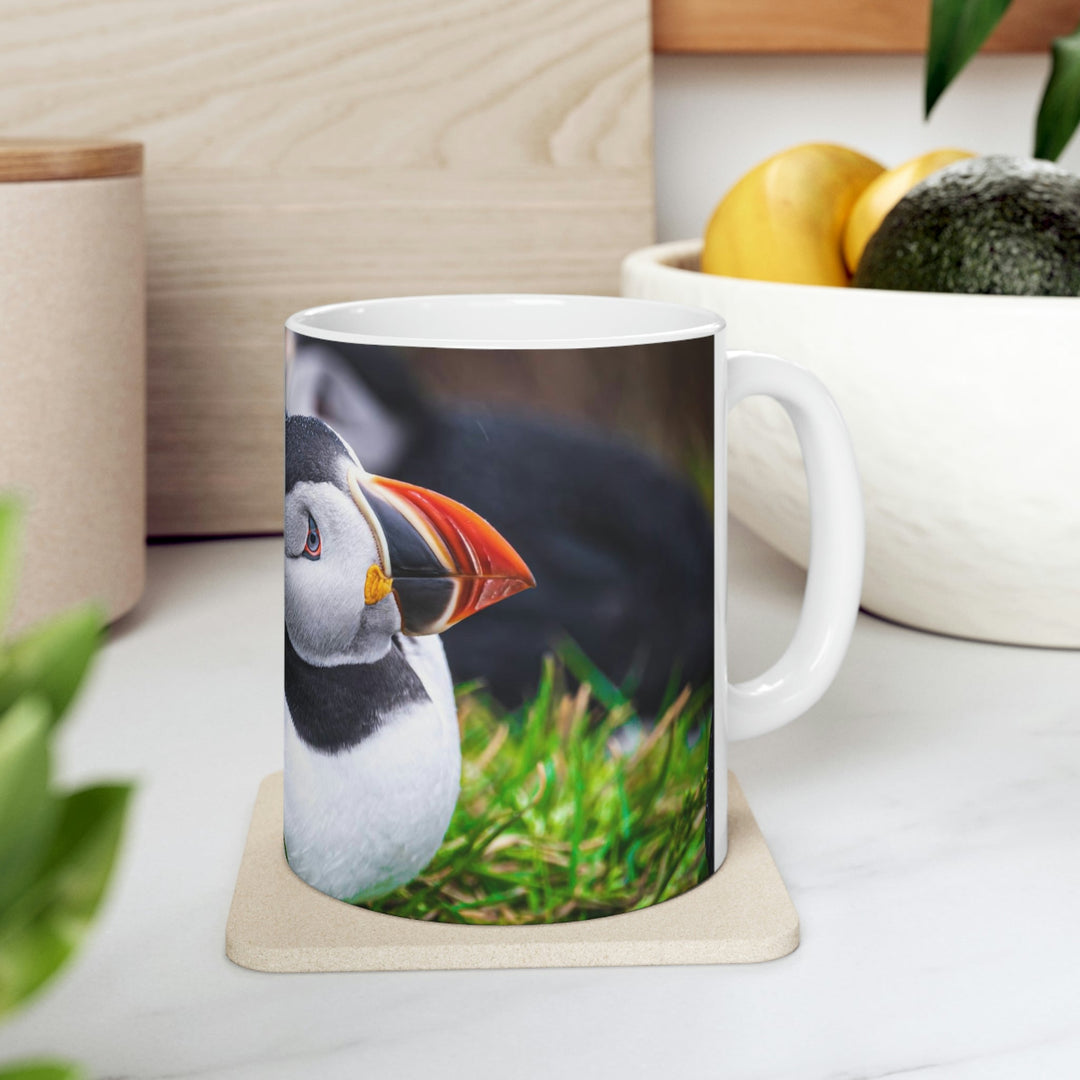 Resting Puffin - Ceramic Mug 11oz - Visiting This World