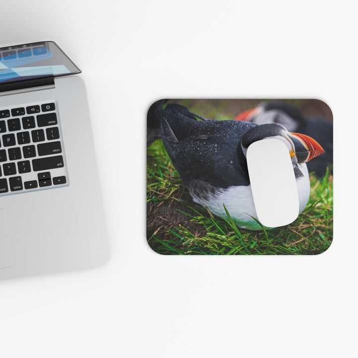 Resting Puffin - Mouse Pad (Rectangle) - Visiting This World