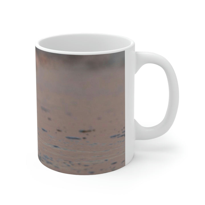 Sanderling in Soft Dusk Light - Ceramic Mug 11oz - Visiting This World