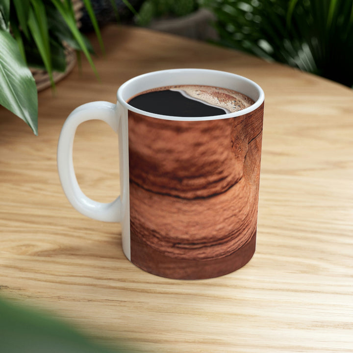 Sedimentary Rock Curves - Ceramic Mug 11oz - Visiting This World