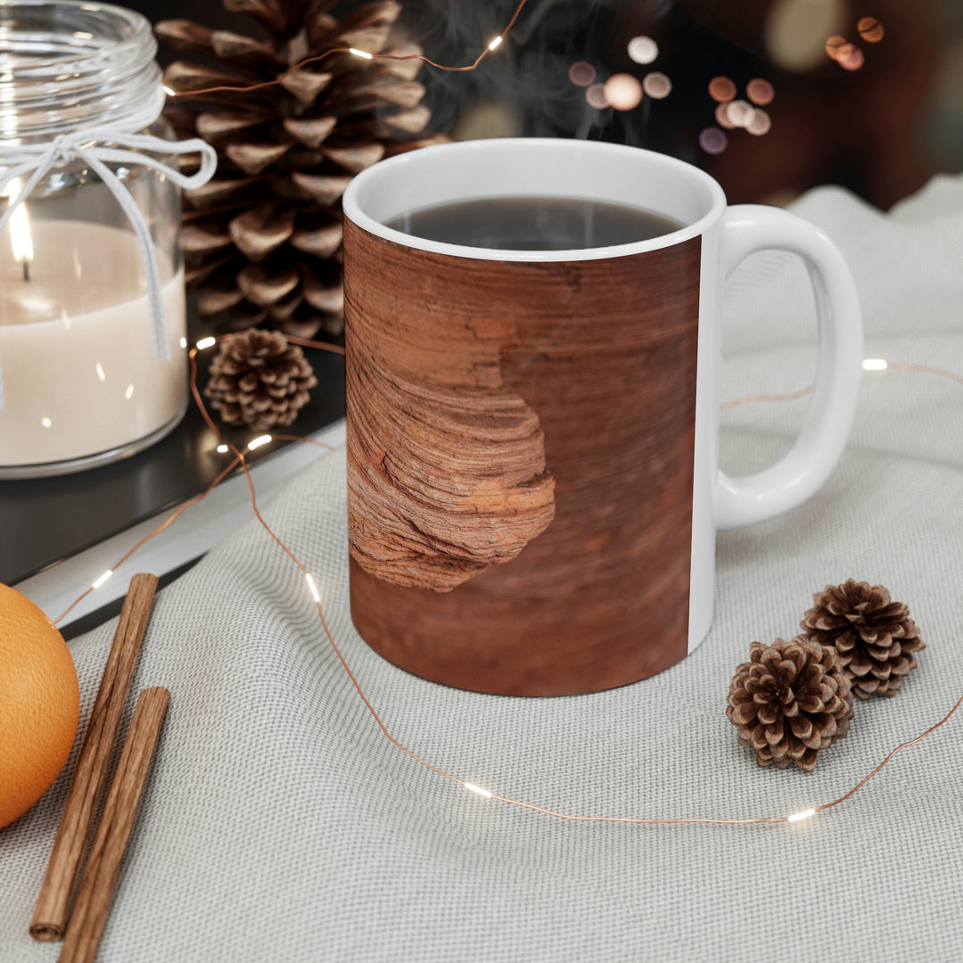 Sedimentary Rock Curves - Ceramic Mug 11oz - Visiting This World