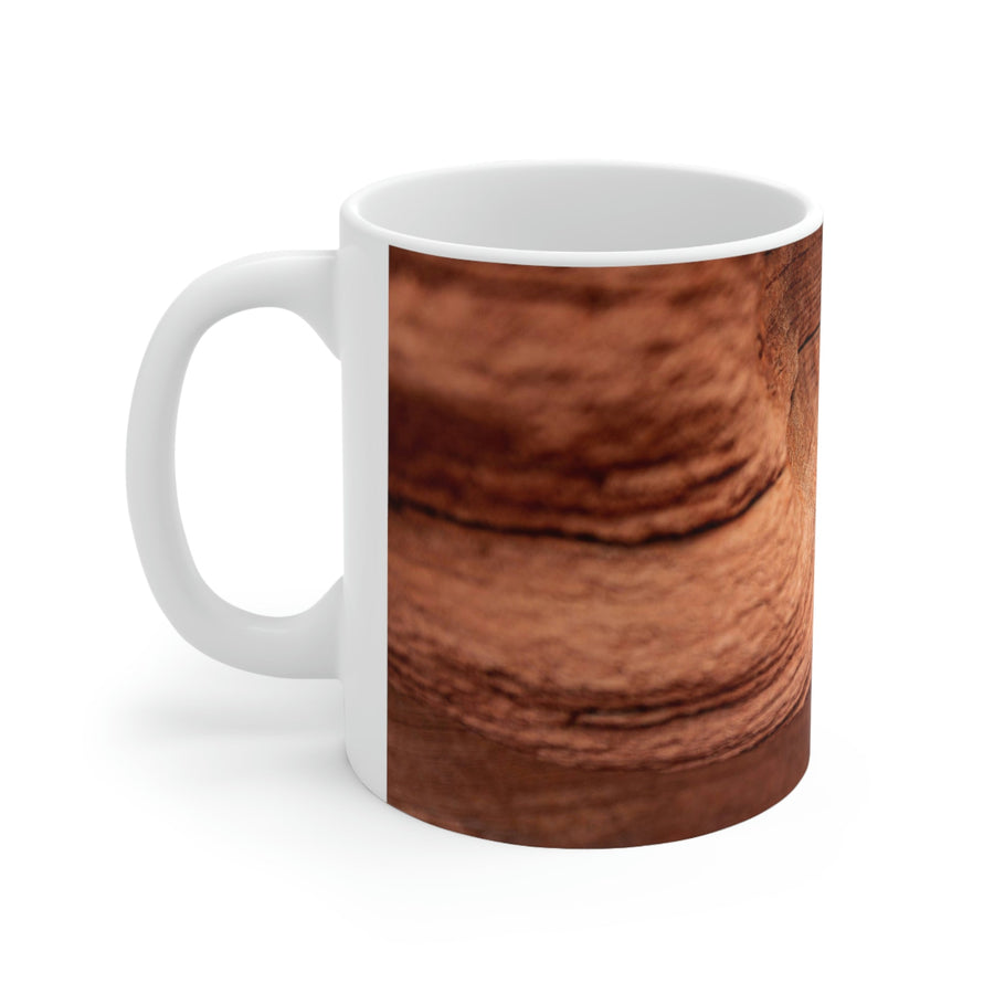 Sedimentary Rock Curves - Ceramic Mug 11oz - Visiting This World